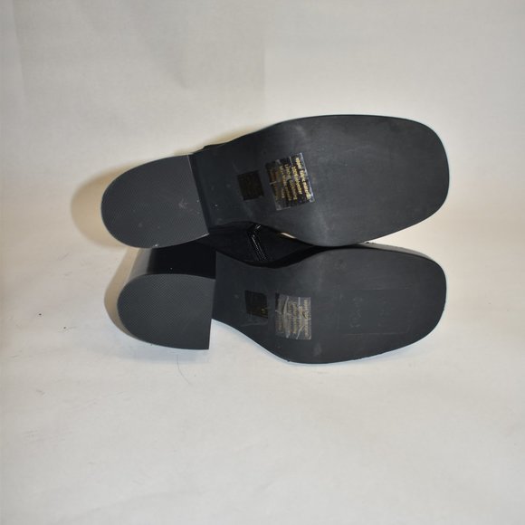 Jeffrey Campbell Maxen 2 Platform Boot Size 9 Black Stretch Suede - Picture 9 of 9